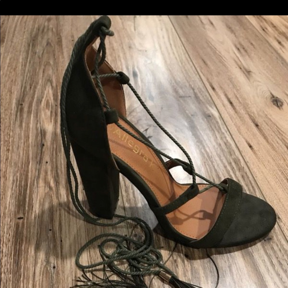 Allegra lace up sandals size 9